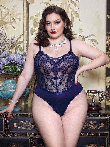 Plus size navy blue - size,
