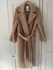H&M Wool Camel Coat  Size XS but oversized fit. Premium Manteco wool