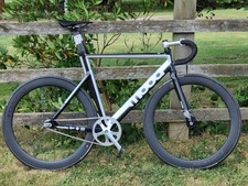 Moda Arco Track Bike 57 Alu Frame Carbon Tubulars Silver And Black