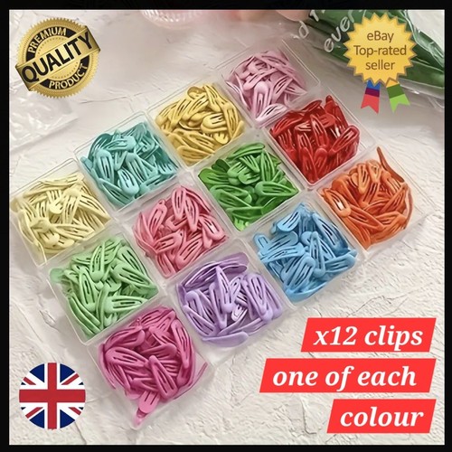 Hair clips snap - 12,