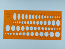 STANDARDGRAPH No.479 ELLIPSE ISOMETRIC TEMPLATE  300mm x 150mm