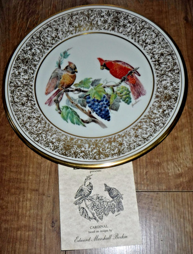 Lenox boehm birds plate - lenox,