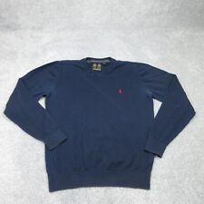 Musto Jumper Mens Medium Navy Pullover Sweater V Neck Hunting Shooting Country 0