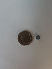  Mason : Flower Forget Me Not -  Enamel Lapel Pin Badge 