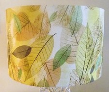 Pressed Leaves Lamp Shade