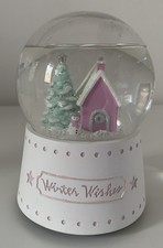 Marks and Spencer’s Winter Wishes Christmas Tree House Snowman Snow Globe 2014