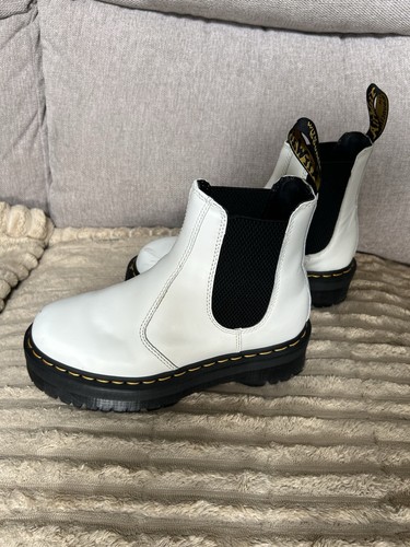 Martens white leather - dr.,