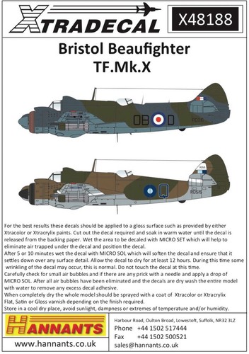 Xtradecal 48188 bristol - 1:48,
