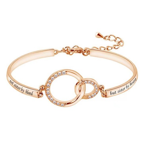 Interlocking circles bracelet - interlocking,
