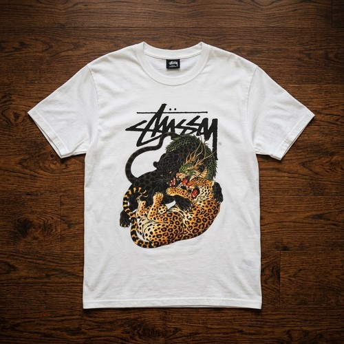 Stussy tiger leopard graphic - stussy,