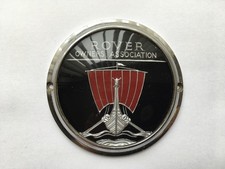 C1970s VINTAGE ROVER OWNERS ASSOCIATION CAR BADGE