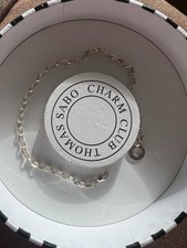 925 Silver Thomas Sabo Bracelet 7.5” Original Box And Dust Bag