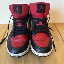 Air Jordan 1 Mid Red White And