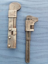 2 VINTAGE ADJUSTABLE SPANNERS
