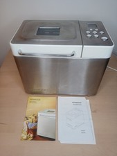 Kenwood BM350 Bread Maker Stainless Steel 13 Settings Tested Working Used