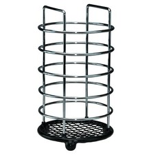 Utensil Holder Chrome Cutlery