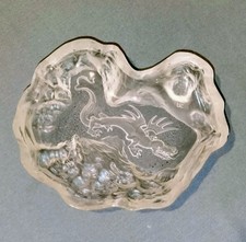 Antique European Frosted Glass