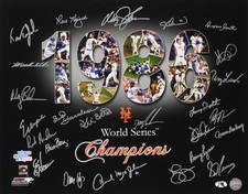 1986 NY METS SIGNED WORLD