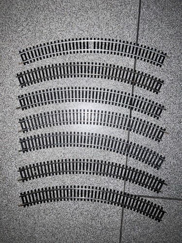 Hornby curved track r605 - curved, oo