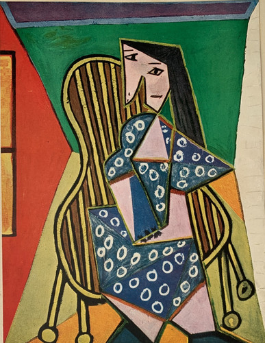 Femme assise picasso - femme, by