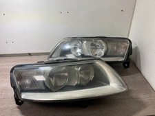 2005 AUDI A6 PASSENGER & DRIVER SIDE FRONT HEADLIGHTS PAIR