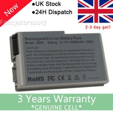 New Laptop Battery For Dell Latitude D500 D505 D510 D520 D530 D600 D610 c1295 FS