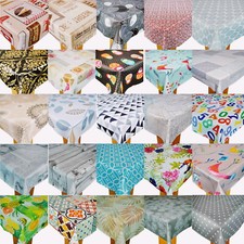 Wipe Clean Tablecloth Cover