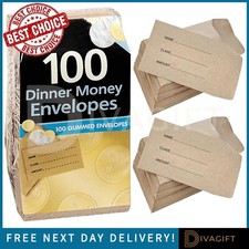 SMALL DINNER BROWN ENVELOPES
