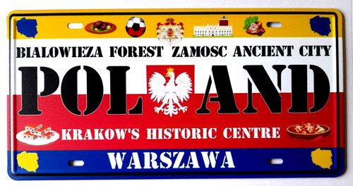 Poland license plate - poland,