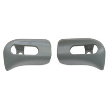 Sun Visor Pivot Trim Cap Set Gray For Mercedes R129 SL320 SL500 SL600 1994-2002