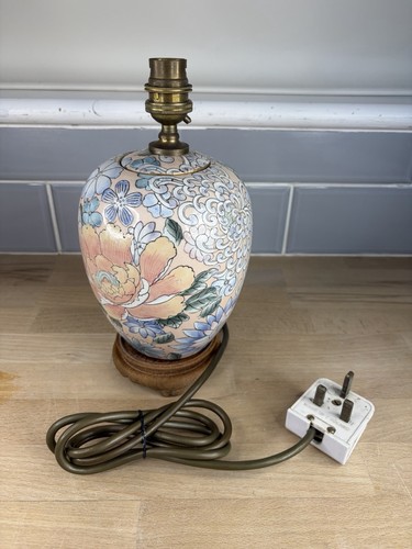Vintage table lamp ceramic - table,