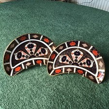 Pair Royal Crown Derby Bone