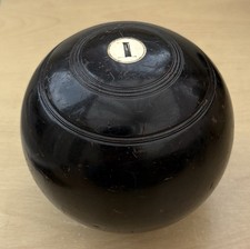 Lignum vitae lawn bowl - lignum,