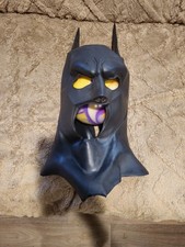Vintage 1997 DC Comics Batman Rubber Mask Adult Size