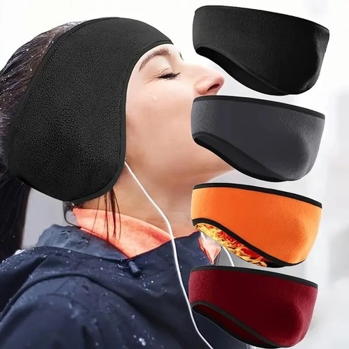 Warm fleece earmuffs headband - warm,