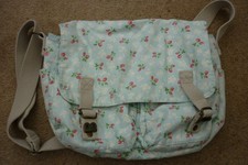 Cath Kidston messenger bag - cotton with ditsy strawberry design