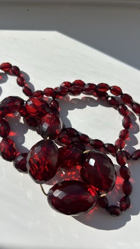Art deco bakelite faceted - bakelite,
