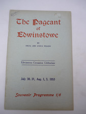 The Pageant of Edwinstowe - Coronation Celebration Programme 1953
