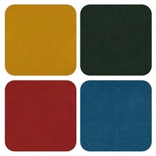 Plain Needlecord Fabric -  100% Cotton - Babycord Corduroy in Autumnal Colours