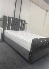 Sleigh Bed With/Without