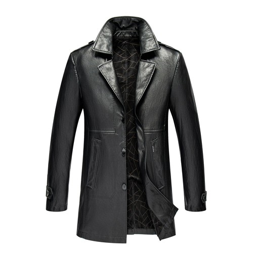 Genuine leather men mid - genuine, longth