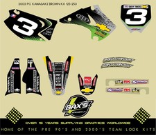 2003 Pro Circuit Kawaaaki Kx 125 250 Team Graphics Sticker Kit MX Decals New
