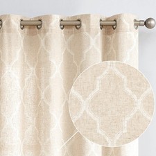 Curtains Beige Linen Living