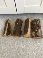 Decorative Fireside Logs 20 cms Natural Decor X3 Country Farmhouse Decor Wood