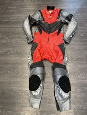 TEKNIC One Piece Race Leathers Motorcycle Suit Size UK 40