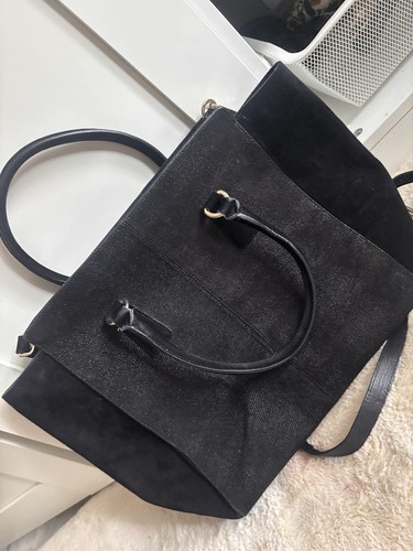 Stuart weitzman black handbag - black,