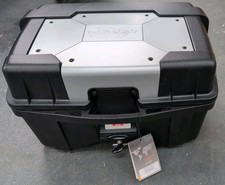 Kappa Motorcycle KGR46 Monokey Fibre Glass Black / Silver 46L Top Box / Side Box