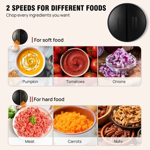Electric food chopper - 2l,