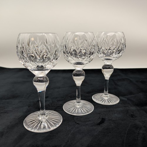 Cut crystal wine - cut, x3
