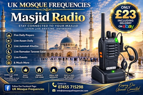 Mosque radio receiver - receiver, azaan
